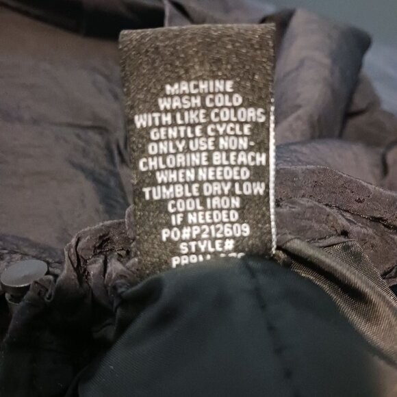 NEW Almost Famous Black Nylon Parachute Pants Toggle Joggers, Size L - Picture 9 of 16